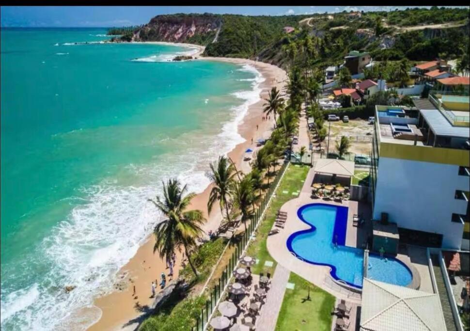 Tabatinga Flat - Pe Na Areia! Beira Mar! Appartement Conde  Buitenkant foto
